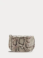 Embossed Leather Crossbody Bag
