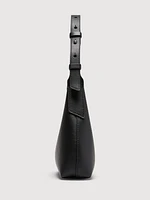 Leather Crescent Shoulder Bag