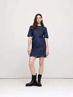 Denim Utility Mini Dress