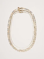 Ravena Delicate Chains Set Of 3 Aureus + Argent