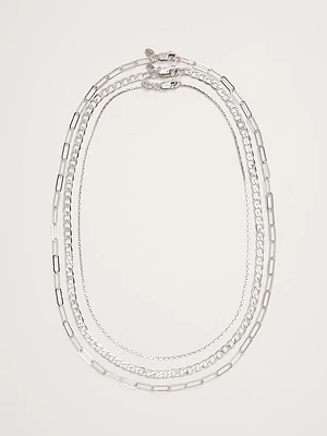Ravena Delicate Chains Set Of 3 by Aureus + Argent