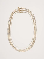 Ravena Delicate Chains Set Of 3 Aureus + Argent