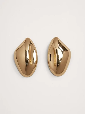 Sculptural Forms Earrings Aureus + Argent