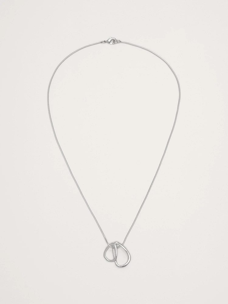 Clio Mini Pendant Necklace Aureus + Argent