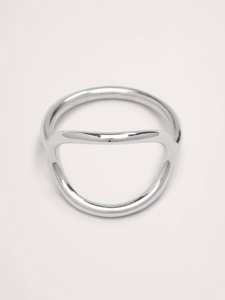 Oval Shape Ring Aureus + Argent