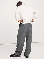 Signature Italian Herringbone Wide-Leg Pant