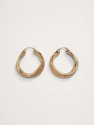 Clio Hoop Earrings Aureus + Argent