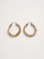 Clio Hoop Earrings Aureus + Argent