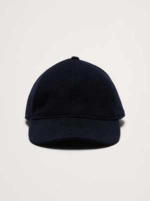 Melton Wool-Blend Baseball Cap by Crown Cap