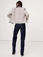 Mid-Rise Rigid Straight Jean