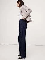 Mid-Rise Rigid Straight Jean