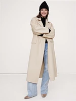 Oversized Double-Faced Scarf Coat