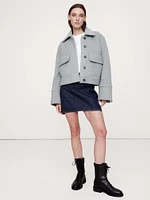 Wool Bouclé Cropped Jacket