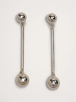 Barbell Drop Earrings