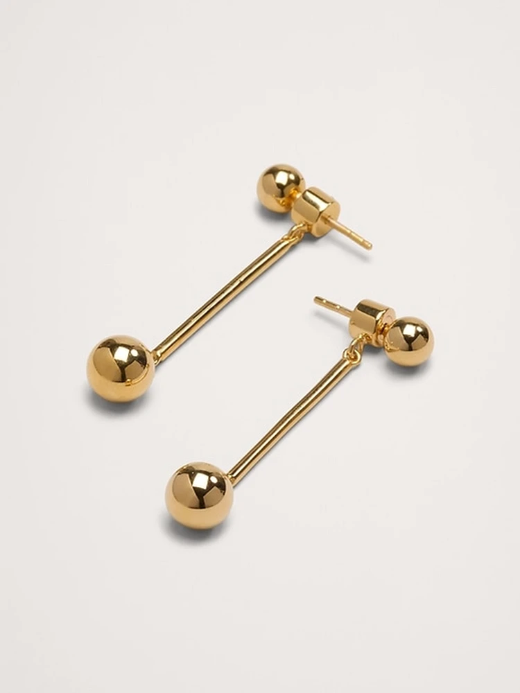 Barbell Drop Earrings