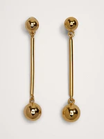 Barbell Drop Earrings
