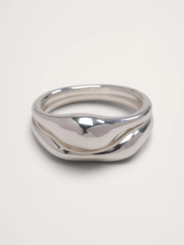 Sculpted Stacking Rings