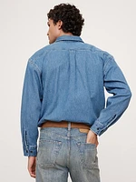 Relaxed-Fit Denim Overshirt