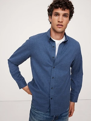 Standard-Fit Cotton Flannel Shirt