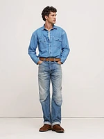 Relaxed-Fit Denim Overshirt