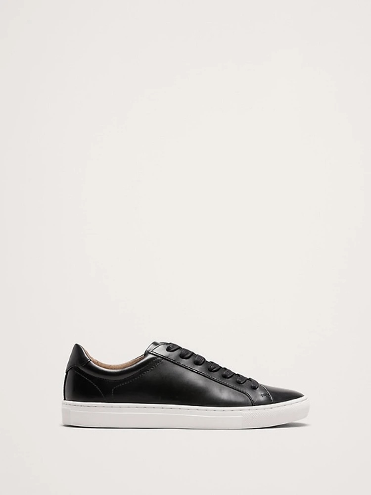 Nickola Pebbled Leather Sneaker