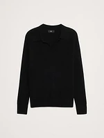 Wool-Cashmere Sweater Polo