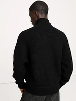 Italian Merino Sweater Bomber