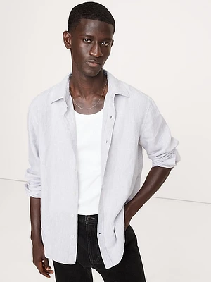 Standard-Fit Linen Shirt