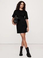 Everywhere Ponte Seamed Mini Dress