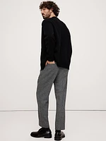 Wool-Blend Pleated Pant