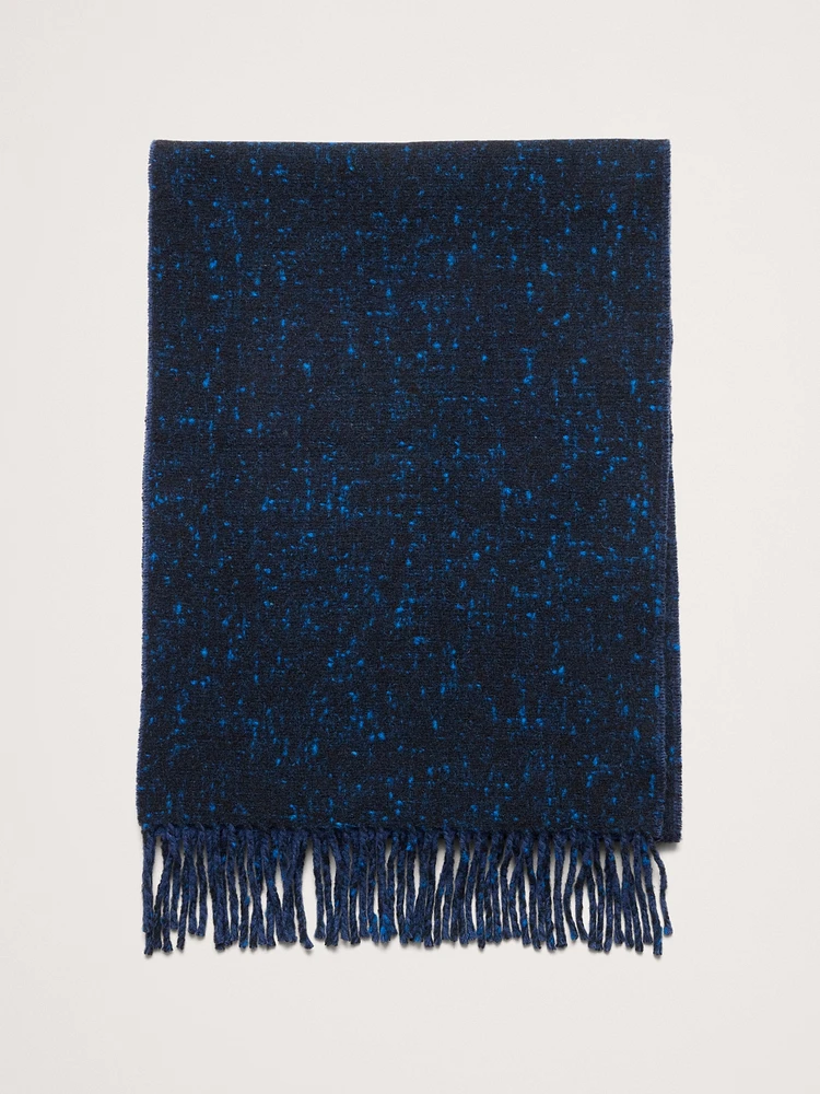 Italian Wool-Cashmere Donegal Scarf