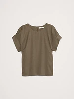 Tencel™-Cotton Twill Top