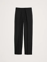 Barathea Italian Wool Tapered Tuxedo Pant