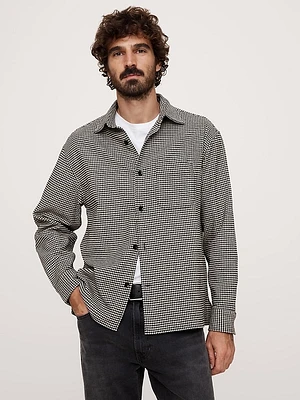 Relaxed-Fit Flannel Overshirt