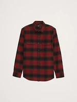 Standard-Fit Heavyweight Flannel Overshirt
