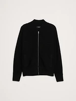 Italian Merino Sweater Bomber