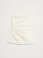 Everywhere Ponte Ruched Strapless Top