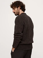 Alpaca-Wool Blend Crew-Neck Sweater