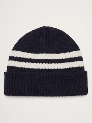 Reversible Merino-Blend Beanie