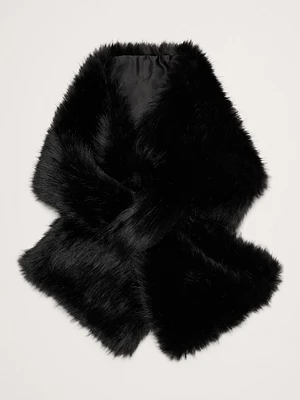 Faux Fur Pull-Through Scarf