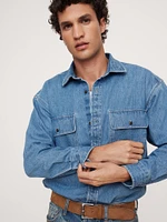 Relaxed Denim Overshirt