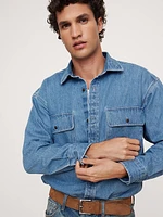 Relaxed-Fit Denim Overshirt