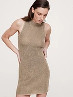 Shimmer Sweater Mini Dress