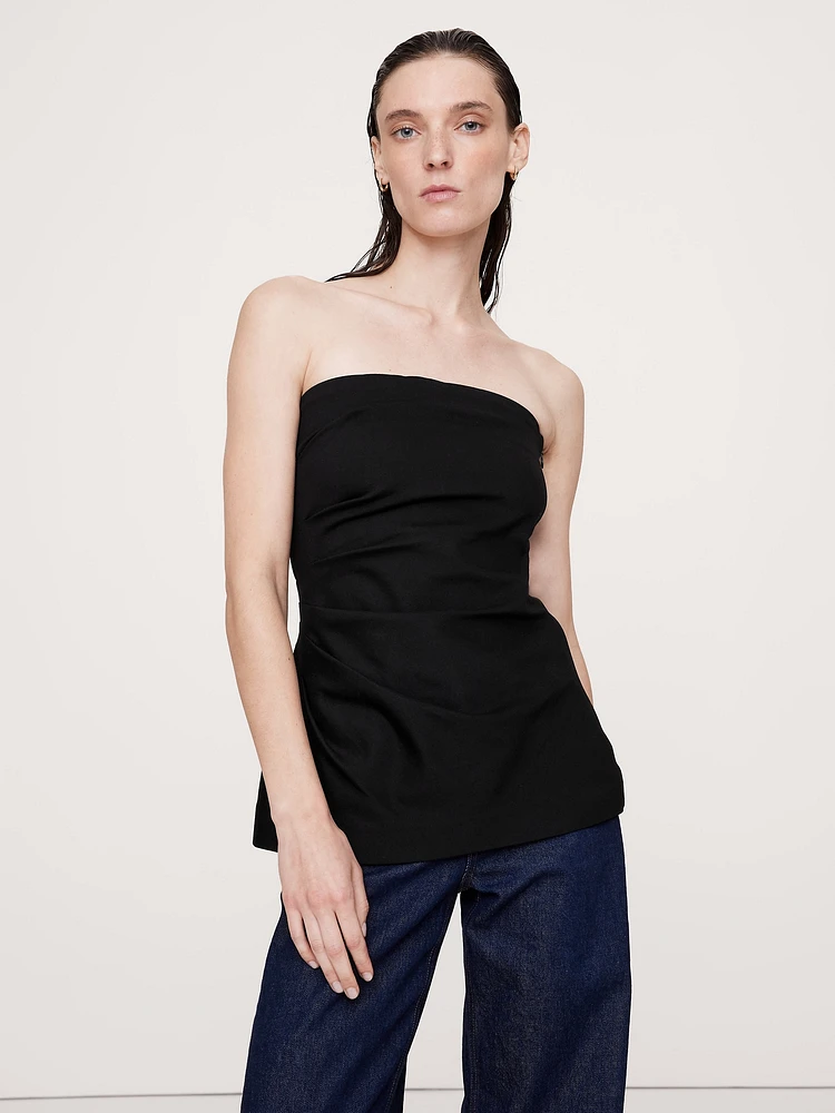 Everywhere Ponte Strapless Top