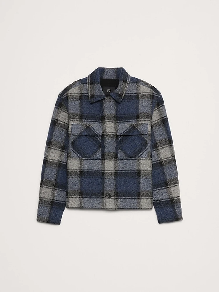 Plaid Shirt Jacket