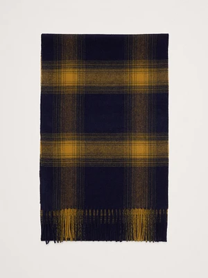 Wool Plaid Scarf