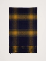 Wool Plaid Scarf