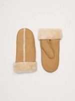 Shearling Mittens by Crown Cap