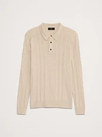 Cotton Sweater Polo