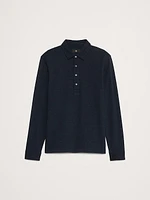 Pinstripe Jacquard Polo